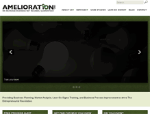 Tablet Screenshot of ameliorationincorporated.com
